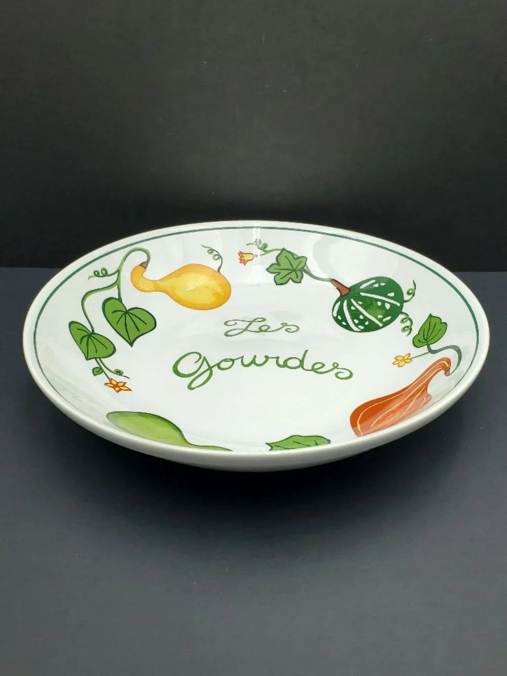 Williams-Sonoma Les Gourdes Large Pasta Serving Bowl Centerpiece Bowl Salad Bowl